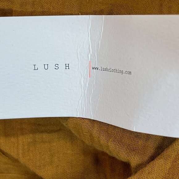 Lush Jumpsuit Cutout Wide Leg Long Sleeve Open Front Medium - Picture 7 of 10